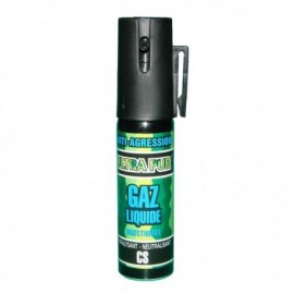 Bombe lacrymogène 25 ml GAZ liquide